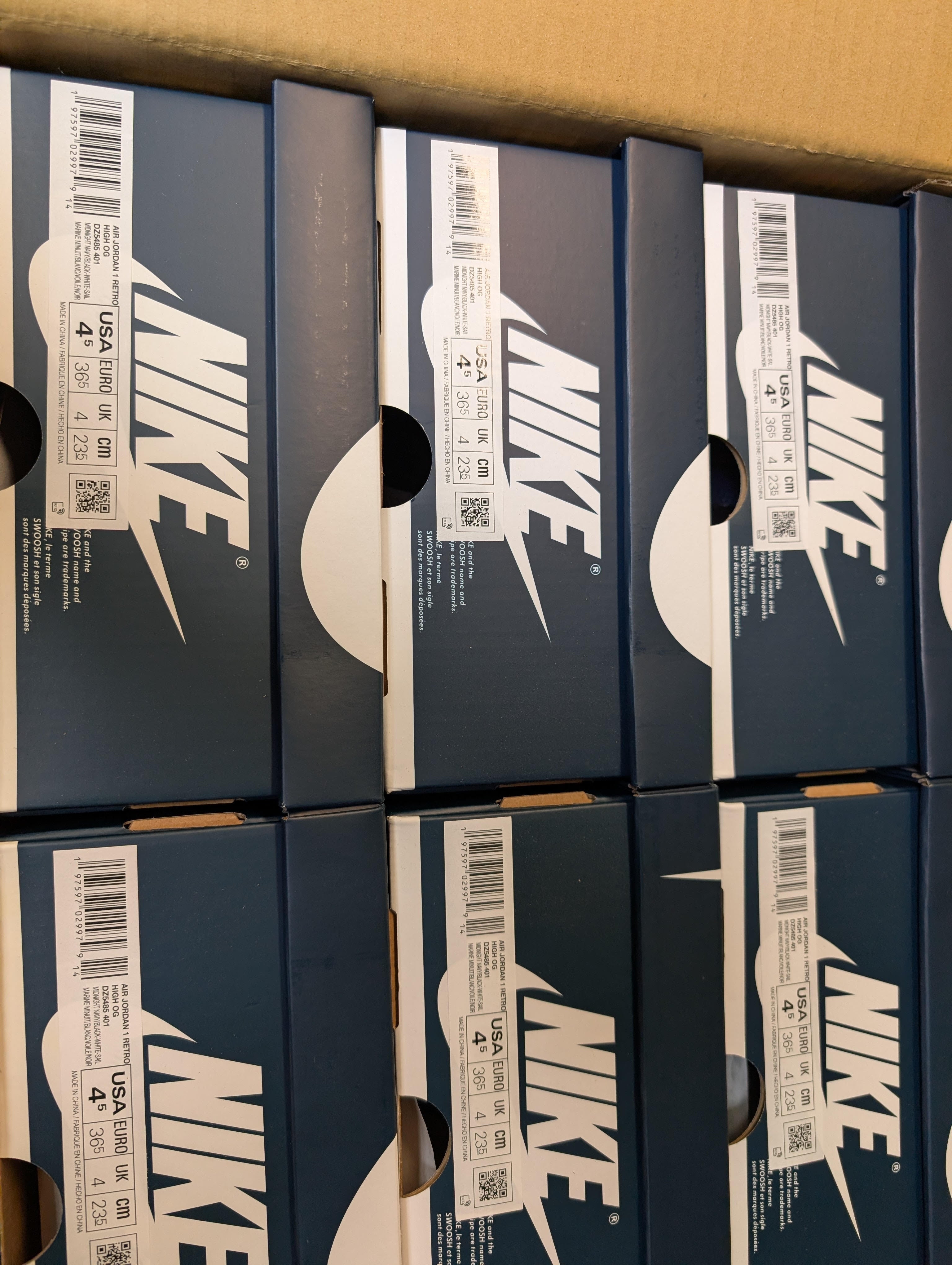 NIKE Air Jordan 1 Retro High OG Men's Shoes Midnight Navy (Only